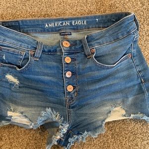 denim shorts